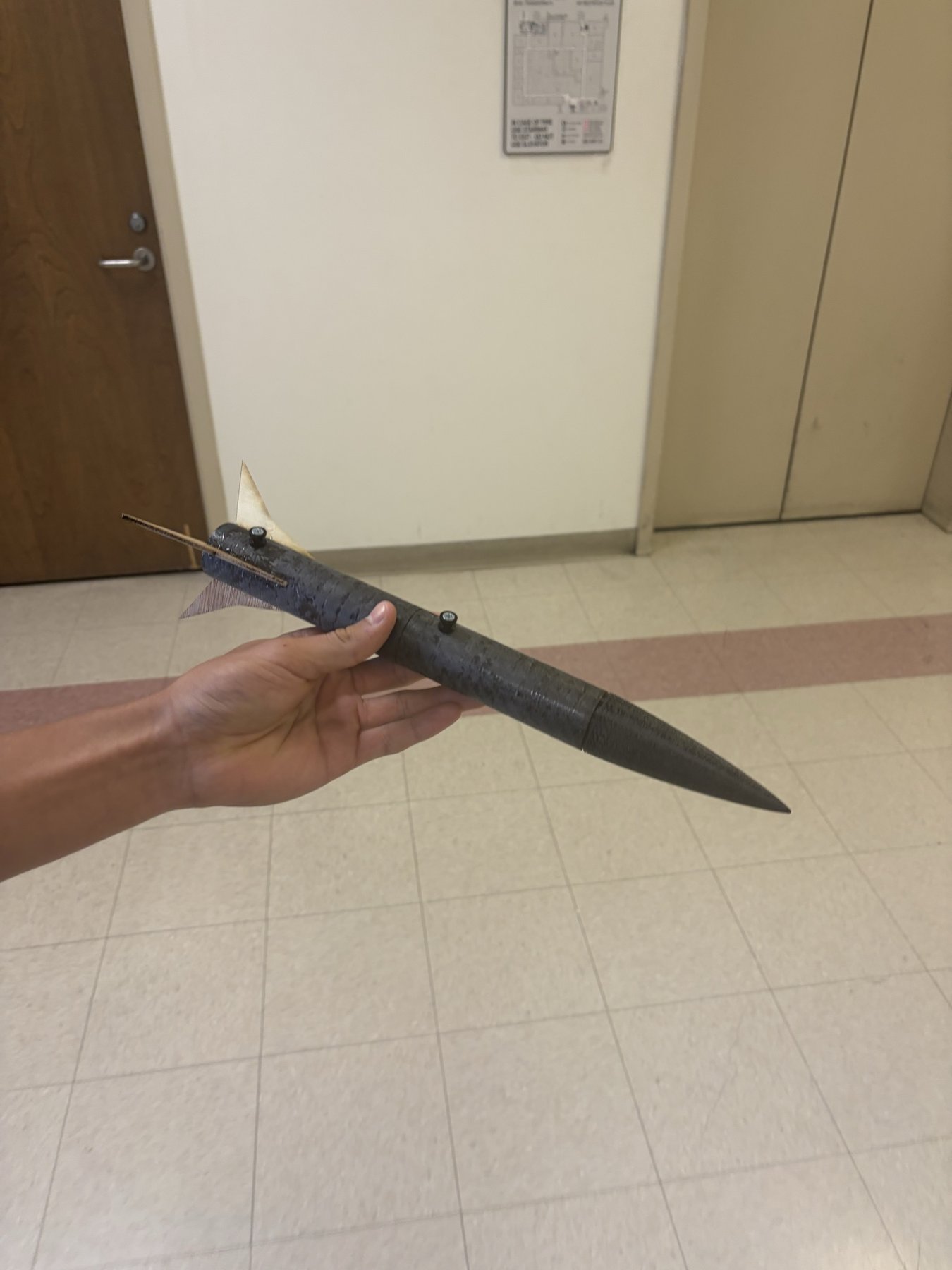 The finished rocket