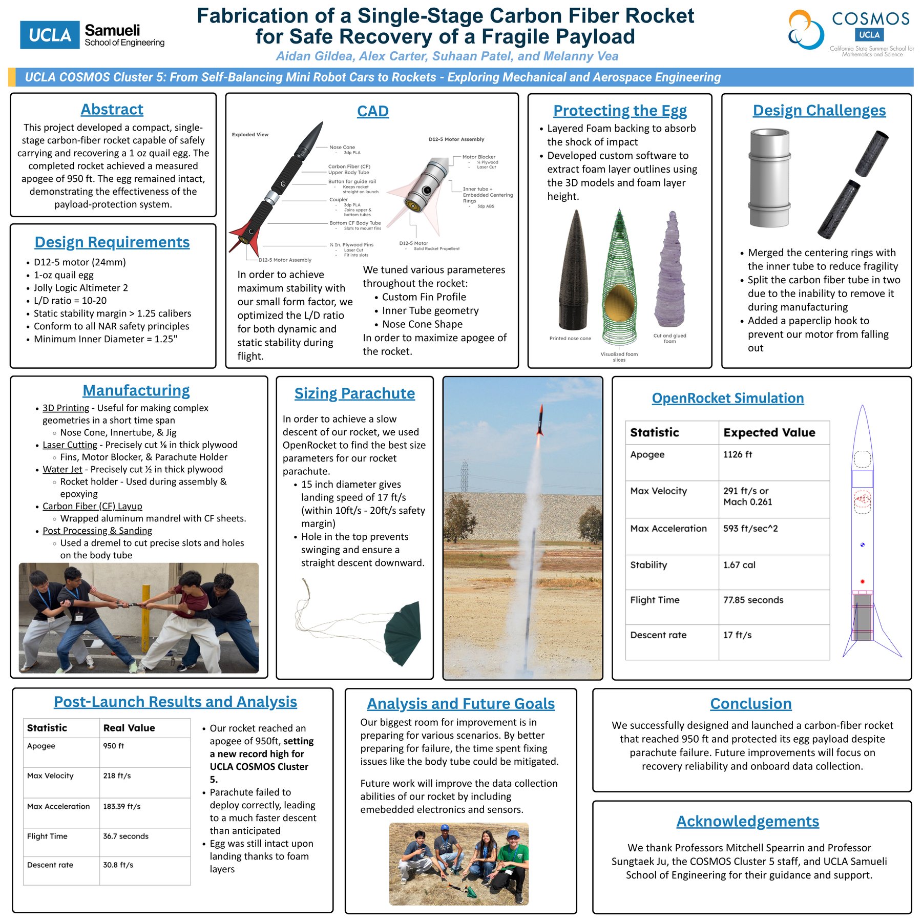 The COSMOS Cluster 5 research poster